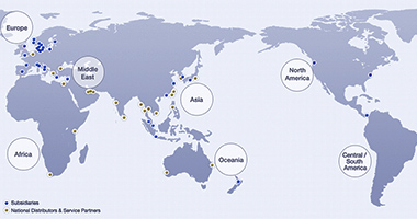 Subsidiaries and Distributors