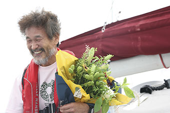 太平洋横断への挑戦をサポート「辛坊治郎さん」（2021）