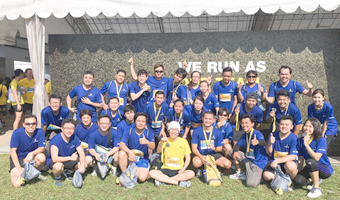 Employees who participated in the Yellow Ribbon Prison Run