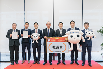 NAVI NEXT AWARD 社長賞受賞式のイメージ