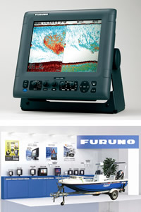 上：（新製品）12.1型2周波カラー 魚群探知機