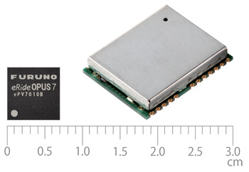 ▲GNSSチップ「eRideOPUS 7 イメージ