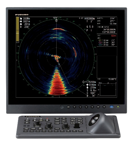 ▲視認性に優れた19型ディスプレイ「型式:MU-190HD」での表示イメージ