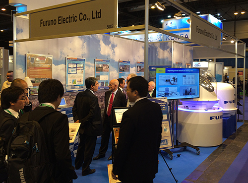 FURUNO booth during a previous exhibition