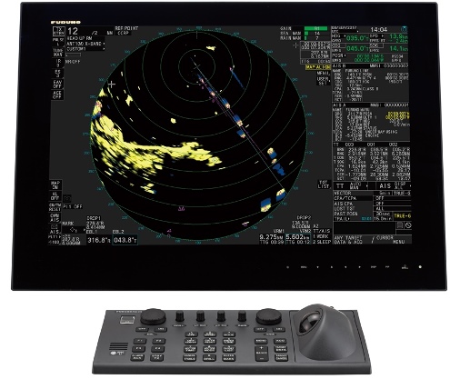 「型式：FAR-2xx8」の表示部と操作部イメージ