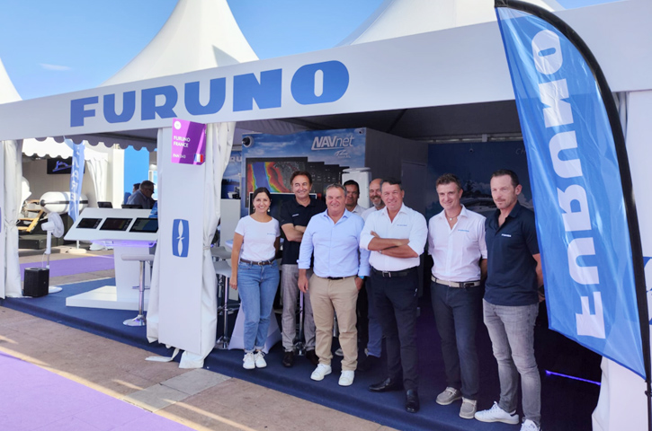 Image of the Furuno booth