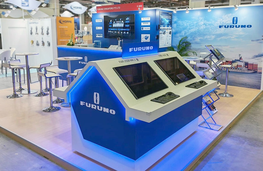Image of the Furuno booth