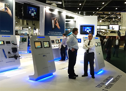 FURUNO booth at London Boat Show 2015
